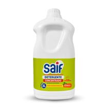 Detergente Lava Louças Concentrado Cítrico Saif 3L, Detergente Líquido Concentrado Lava-Louças, Verde, Contém Tensoativo Detergente Lava Louças Concentrado Cítrico Saif 3L, Detergente Líquido Concentrado Lava-Louças, Verde, Contém Tensoativo
