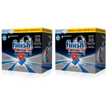 Detergente lava louças finish powerball quantum ultimate 30 unidades