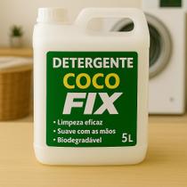 Detergente Lava Louças FIX 5 Litros COCO Biodegradavel Uso Profissional