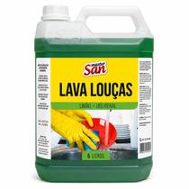 Detergente Lava Louças Limão Uso Geral 5 Litros Master San Detergente Lava Louças Limão Uso Geral 5 Litros Master San
