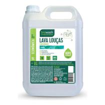 Detergente Lava Louças Menta Biodegradável Biowash 5l Detergente Lava Louças Menta Biodegradável Biowash 5l