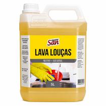 Detergente Lava Louças Neutro Uso Geral Master San 5L Detergente Lava Louças Neutro Uso Geral Master San 5L