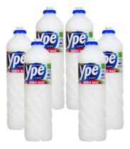 Detergente Lava Louças Ypê Coco Toque Suave 500ml Kit 6