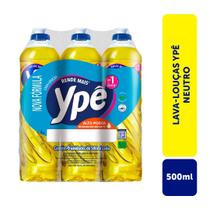 Detergente Lava Louças Ypê Com 6 Unidades Neutro 500ml Detergente Lava Louças Ypê Com 6 Unidades Neutro 500ml