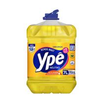 Detergente Lava louças Ypê neutro Linha Pró 7 Litros alto poder desengordurante