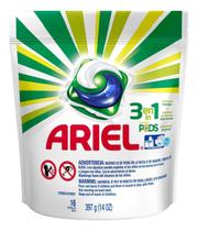 Detergente Lava Roupas Ariel 3 Em 1 Pods - 16 Cápsulas