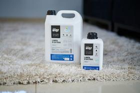 Detergente Limpador para Extratoras WAP LIMPA E EXTRAI 1L com Fragrância e sem Espuma, Branco e Azul