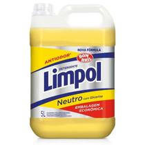 Detergente Limpol 5 Litros Neutro Bombril Galão Economico