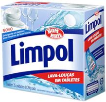 Detergente Limpol Máquina De Lavar Louças 25 Tabletes - 500g