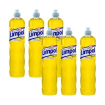 Detergente Limpol Neutro Líquido com 6 Unidades 500ml