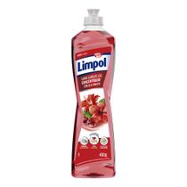 Detergente Liquido Concentrado Cereja E Hibisco 400g Limpol