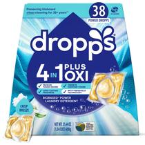 Detergente Líquido en Cápsulas Dropps 4 en 1 Plus Oxi Frescura Brisa 38 Cápsulas 608g