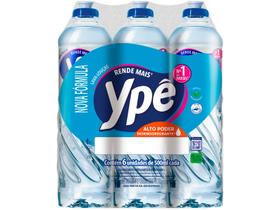 Detergente Líquido para Lava-louças Ypê Clear 500ml 6 Unidades