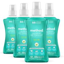 Detergente Líquido para Ropa Method Beach Sage Paquete de 4, 1580 ml Detergente Líquido para Ropa Method Beach Sage Paquete de 4, 1580 ml