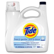 Detergente Líquido para Ropa Tide Free & Gentle 4L Compatible con HE