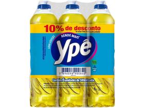 Detergente Líquido Ypê Neutro - 500ml 6 Unidades