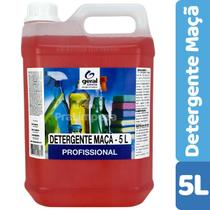 Detergente Maçã Líquido Profissional Lava Louça - 5L