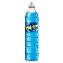 Detergente Minuano Lava Louças Marine 500ml Embalagem com 24 Unidades