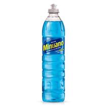 Detergente Minuano Lava Louças Marine 500ml Embalagem com 24 Unidades