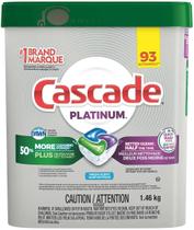 Detergente para lava-louças Cascade Platinum ActionPacs Fresh Scent 93ct Detergente para lava-louças Cascade Platinum ActionPacs Fresh Scent 93ct