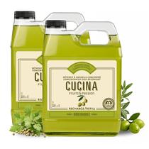 Detergente para Louça Cucina Coentro e Azeite Refil 2x1L