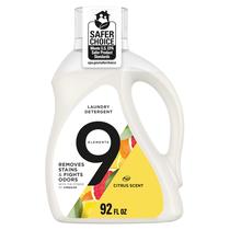 Detergente para roupa 9 Elements Natural Liquid 2.7L com aroma cítrico