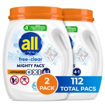 Detergente para roupa All Mighty Pacs OXI Stain Removers 112 cargas