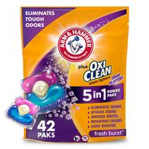 Detergente para roupa Arm & Hammer Plus OxiClean 42 Power Packs