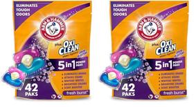 Detergente para roupa Arm & Hammer Plus OxiClean 5 em 1 42 Power Packs Detergente para roupa Arm & Hammer Plus OxiClean 5 em 1 42 Power Packs