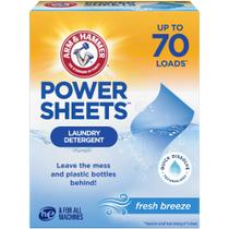 Detergente para roupa ARM & HAMMER Power Sheets Fresh Breeze 35ct