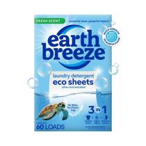 Detergente para roupa Earth Breeze Fresh Scent 30 folhas