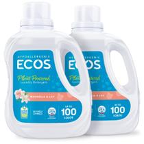Detergente para roupa ECOS Liquid 200 Loads 3L Magnolia Lily x2 Detergente para roupa ECOS Liquid 200 Loads 3L Magnolia Lily x2