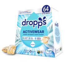 Detergente para roupa em cápsulas Dropps Activewear Unperfumed 64 cápsulas