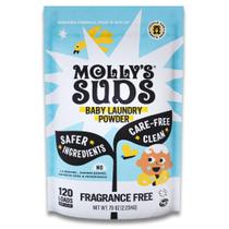Detergente para roupa em pó Molly's Suds Baby 2.34L 120 cargas
