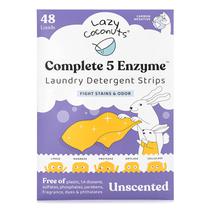 Detergente para roupa em tiras Lazy Coconuts Complete 5 Enzyme