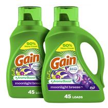 Detergente para roupa Gain Moonlight Breeze Scent 1.92L 45 cargas
