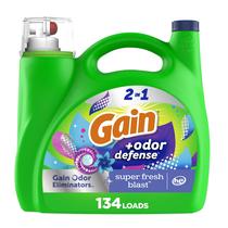 Detergente para roupa Gain Odor Defense Super Fresh 5.7L 134 Loads Detergente para roupa Gain Odor Defense Super Fresh 5.7L 134 Loads