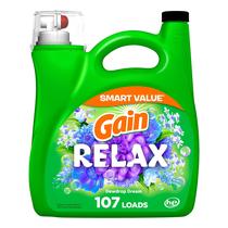 Detergente para roupa Gain Relax 4.5L 107 Loads HE Compatible