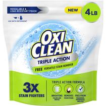 Detergente para roupa OxiClean, removedor de manchas de ação tripla 1,8 kg