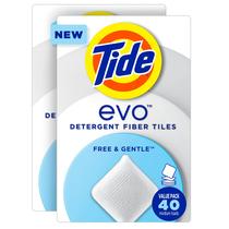 Detergente para roupa Tide Evo Free & Gentle 40 Loads 40 ct