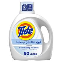 Detergente para roupa Tide Free & Gentle 3.11 L 80 cargas