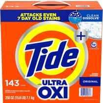 Detergente para roupa Tide HE Ultra Oxi Powder Original 7,4 L 250 onças