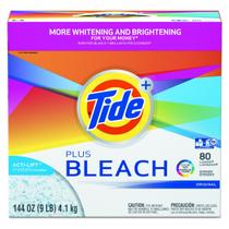 Detergente para roupa Tide Plus Bleach Powder Original 4,26 L, 2 unidades Detergente para roupa Tide Plus Bleach Powder Original 4,26 L, 2 unidades
