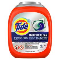Detergente para roupa Tide Pods Heavy Duty 10X Power 3,48 kg 76 pacotes Detergente para roupa Tide Pods Heavy Duty 10X Power 3,48 kg 76 pacotes