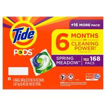 Detergente para roupa Tide PODS Spring Meadow Scent 168 pacotes Detergente para roupa Tide PODS Spring Meadow Scent 168 pacotes