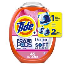 Detergente para roupa Tide Power PODs 2 em 1 com Downy 45 unidades