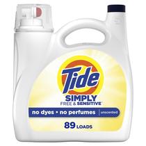 Detergente para roupa Tide Simply Free & Sensitive 2,75 L 89 cargas