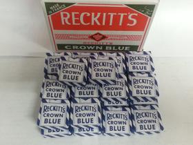 Detergente para Roupas Reckitts Crown Blue Squares 14 g Pacote com 4 Tabletes Detergente para Roupas Reckitts Crown Blue Squares 14 g Pacote com 4 Tabletes