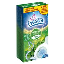 Detergente Pastilha Adesiva Citrus 10g Caixa Com 3 Unidades Novo Frescor Dura até 400 Descargas Banheiros Detergente Pastilha Adesiva Citrus 10g Caixa Com 3 Unidades Novo Frescor Dura até 400 Descargas Banheiros