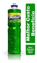 Detergente Polial Liquido 500ml Limão Kit 24und.